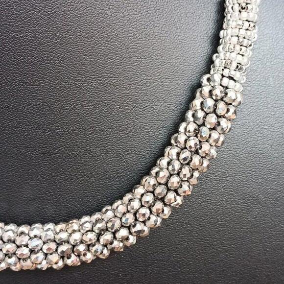 Vintage Cookie Lee statement choker necklace, 18"  W/extender - Picture 2 of 6